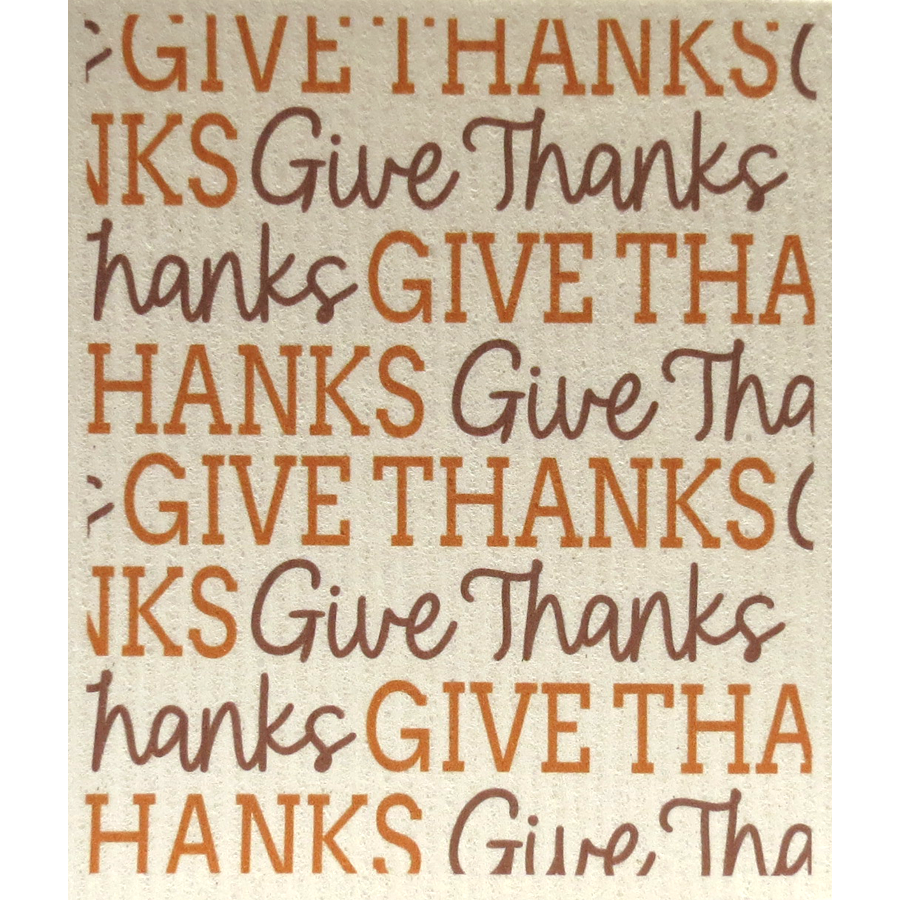 Carson Swedish Dish Cloth - Give Thanks